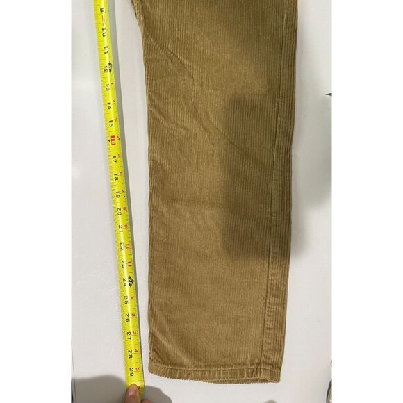 Levis Corduroy Pants Mens 30 Tan Camel Relaxed Straight Casual Sustainable 30x30 - Picture 11 of 15